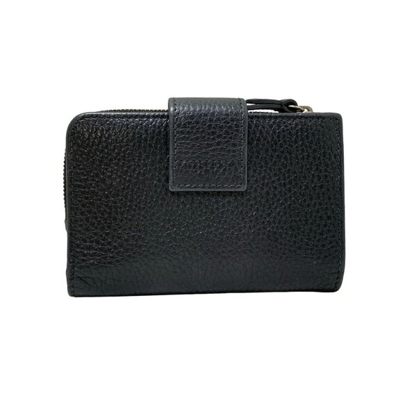 Auth GUCCI GG Marmont 723685 Black Leather - Bifold Wallet - Picture 2 of 9